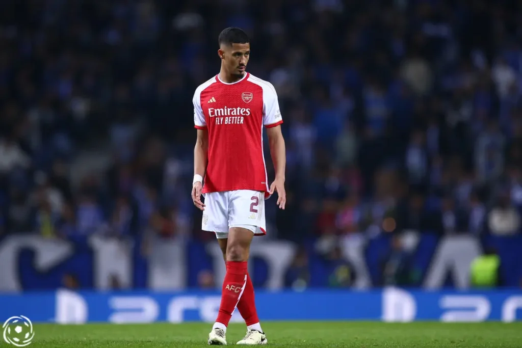 Arsenal acredita na renovação de contrato de William Saliba apesar do interesse do Real Madrid