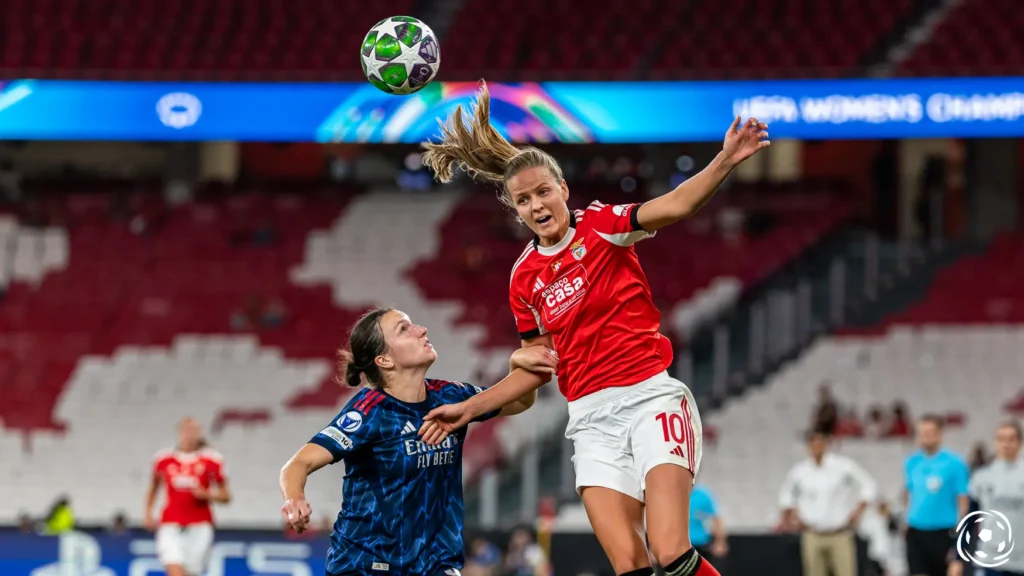 Eis os 5 destaques da derrota do Benfica com o Arsenal na Champions League Feminina